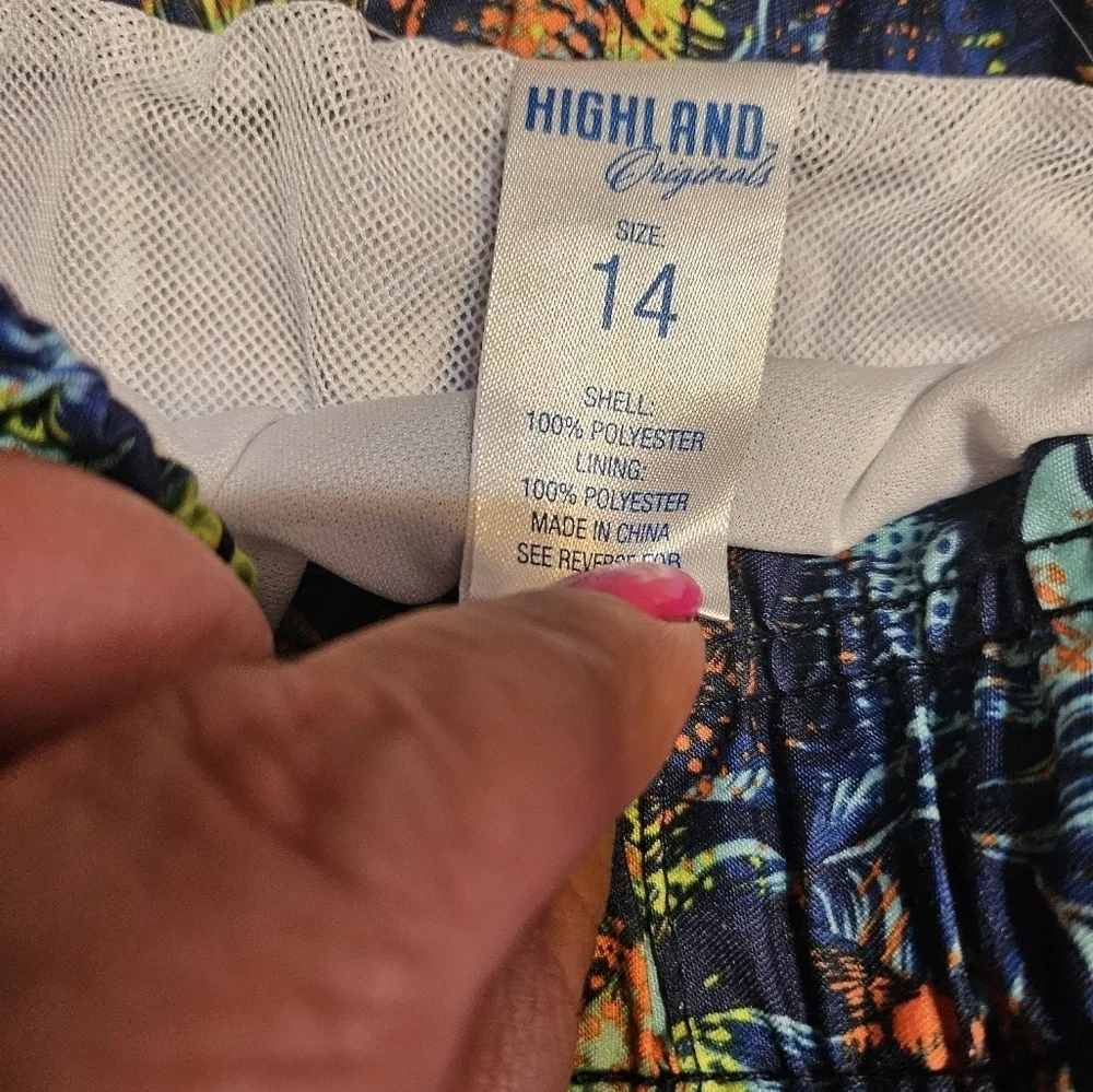 Highland Original Boys Tropical Swim Trunks